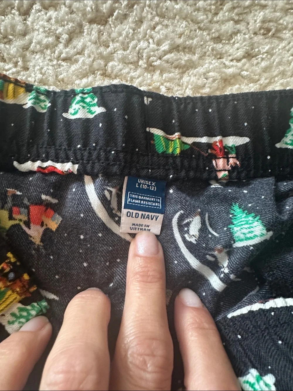 Kids pajama set Old Navy size large